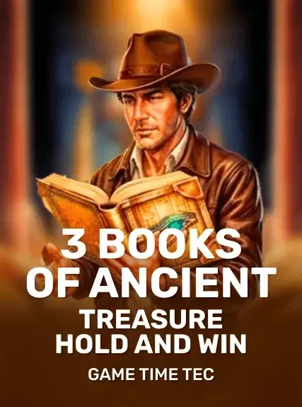 3 Books of Ancient Treasure (Hold and Win)